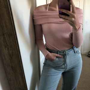 ZARA off the shoulder shirt